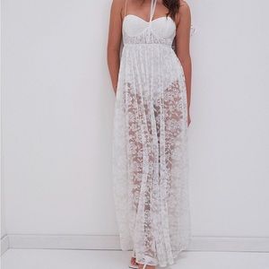 For Love & Lemons Lorena Maxi Dress
